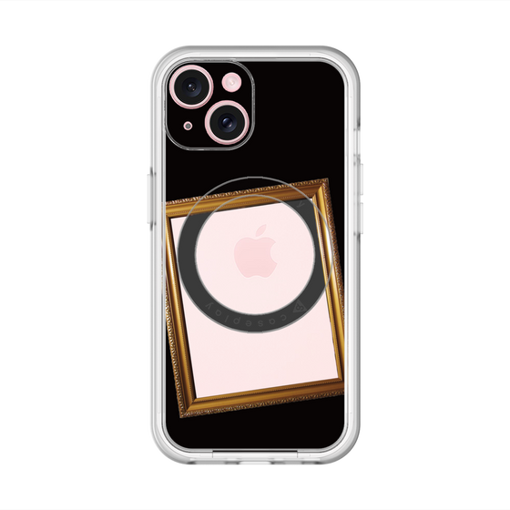 スリムプロテクションプレミアムケース with MagSafe［ Photo Frame - Black ］