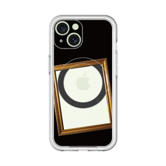 スリムプロテクションプレミアムケース with MagSafe［ Photo Frame - Black ］