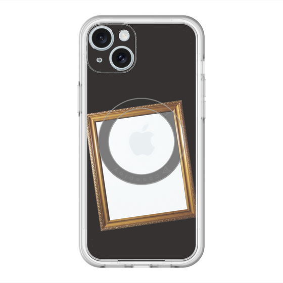 スリムプロテクションプレミアムケース with MagSafe［ Photo Frame - Black ］