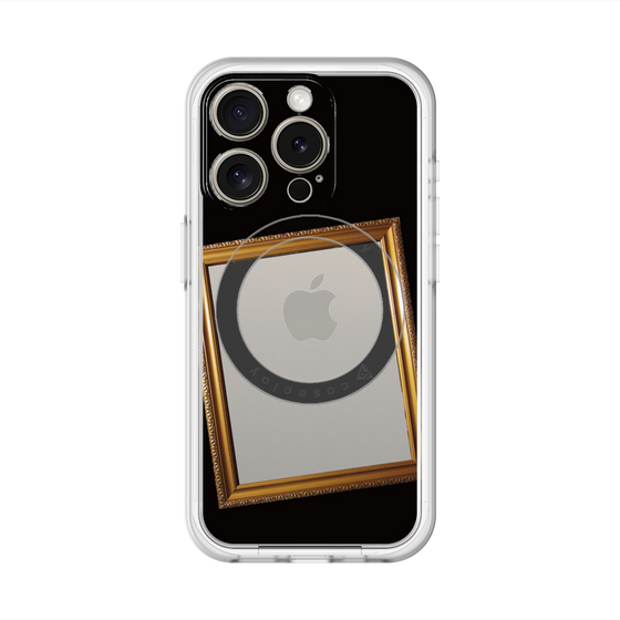 スリムプロテクションプレミアムケース with MagSafe［ Photo Frame - Black ］