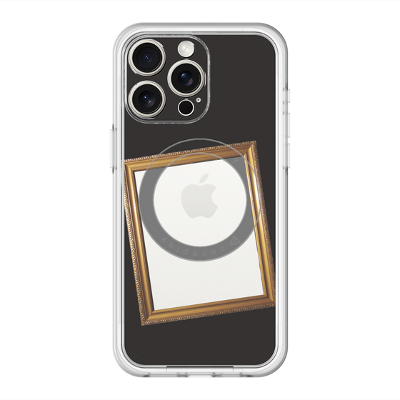 スリムプロテクションプレミアムケース with MagSafe［ Photo Frame - Black ］