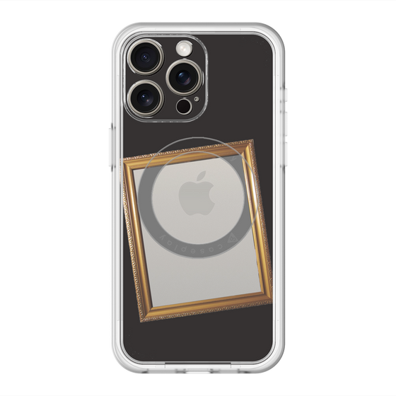 スリムプロテクションプレミアムケース with MagSafe［ Photo Frame - Black ］