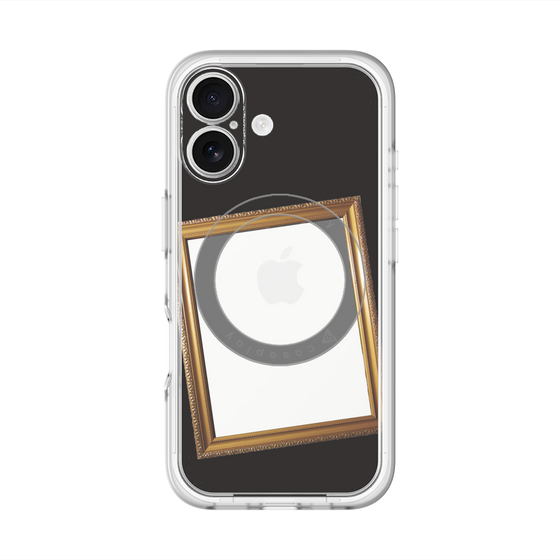 スリムプロテクションプレミアムケース with MagSafe［ Photo Frame - Black ］