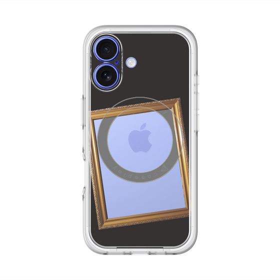 スリムプロテクションプレミアムケース with MagSafe［ Photo Frame - Black ］