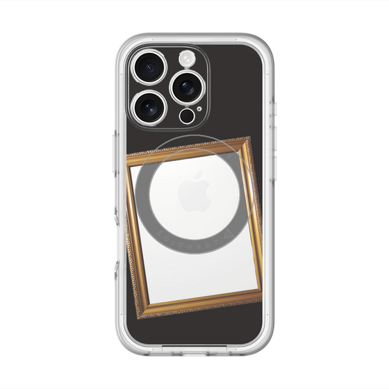 スリムプロテクションプレミアムケース with MagSafe［ Photo Frame - Black ］