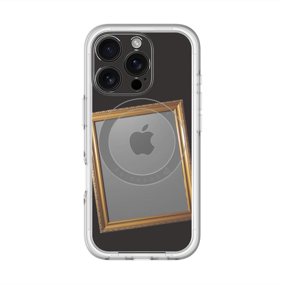 スリムプロテクションプレミアムケース with MagSafe［ Photo Frame - Black ］