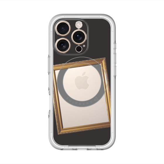 スリムプロテクションプレミアムケース with MagSafe［ Photo Frame - Black ］