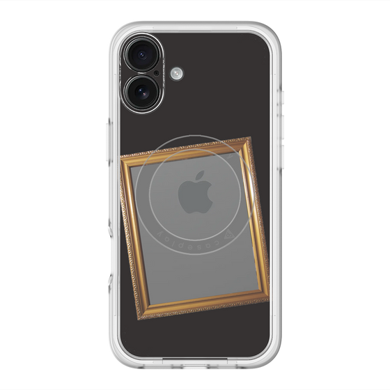 スリムプロテクションプレミアムケース with MagSafe［ Photo Frame - Black ］