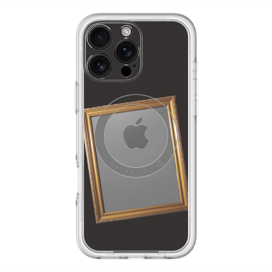 スリムプロテクションプレミアムケース with MagSafe［ Photo Frame - Black ］