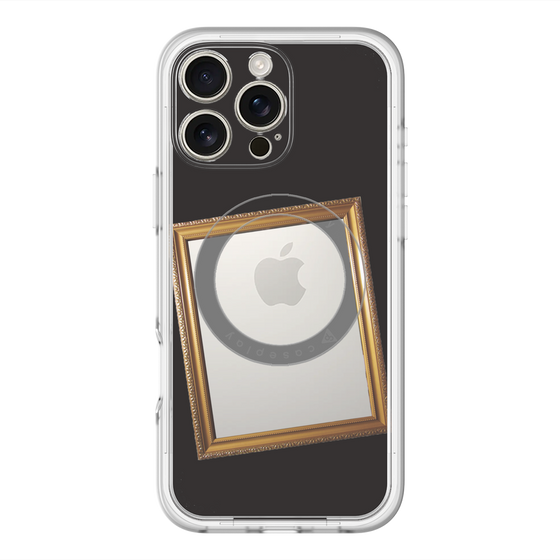 スリムプロテクションプレミアムケース with MagSafe［ Photo Frame - Black ］