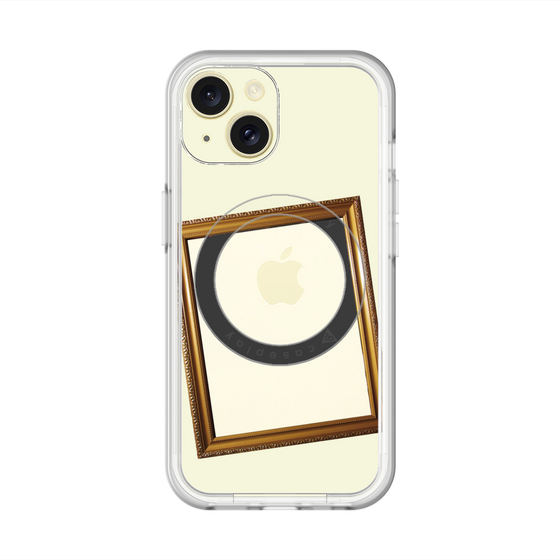 スリムプロテクションプレミアムケース with MagSafe［ Photo Frame - Ivory ］
