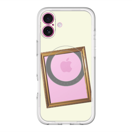 スリムプロテクションプレミアムケース with MagSafe［ Photo Frame - Ivory ］