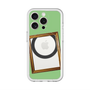 スリムプロテクションプレミアムケース with MagSafe［ Photo Frame - Light Green ］
