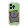 スリムプロテクションプレミアムケース with MagSafe［ Photo Frame - Light Green ］