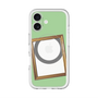 スリムプロテクションプレミアムケース with MagSafe［ Photo Frame - Light Green ］