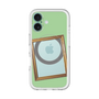 スリムプロテクションプレミアムケース with MagSafe［ Photo Frame - Light Green ］