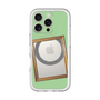 スリムプロテクションプレミアムケース with MagSafe［ Photo Frame - Light Green ］