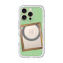 スリムプロテクションプレミアムケース with MagSafe［ Photo Frame - Light Green ］