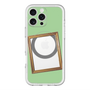 スリムプロテクションプレミアムケース with MagSafe［ Photo Frame - Light Green ］