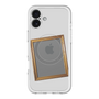 スリムプロテクションプレミアムケース with MagSafe［ Photo Frame - Light Gray ］