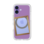 スリムプロテクションプレミアムケース with MagSafe［ Photo Frame - Purple ］