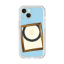 スリムプロテクションプレミアムケース with MagSafe［ Photo Frame - Light Blue ］