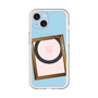 スリムプロテクションプレミアムケース with MagSafe［ Photo Frame - Light Blue ］
