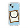 スリムプロテクションプレミアムケース with MagSafe［ Photo Frame - Light Blue ］