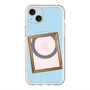 スリムプロテクションプレミアムケース with MagSafe［ Photo Frame - Light Blue ］