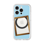 スリムプロテクションプレミアムケース with MagSafe［ Photo Frame - Light Blue ］