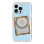 スリムプロテクションプレミアムケース with MagSafe［ Photo Frame - Light Blue ］