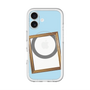 スリムプロテクションプレミアムケース with MagSafe［ Photo Frame - Light Blue ］