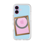 スリムプロテクションプレミアムケース with MagSafe［ Photo Frame - Light Blue ］