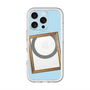 スリムプロテクションプレミアムケース with MagSafe［ Photo Frame - Light Blue ］