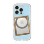 スリムプロテクションプレミアムケース with MagSafe［ Photo Frame - Light Blue ］