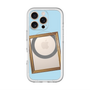 スリムプロテクションプレミアムケース with MagSafe［ Photo Frame - Light Blue ］