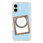 スリムプロテクションプレミアムケース with MagSafe［ Photo Frame - Light Blue ］