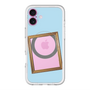 スリムプロテクションプレミアムケース with MagSafe［ Photo Frame - Light Blue ］