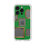 スリムプロテクションプレミアムケース with MagSafe［ Photo Frames - Green ］
