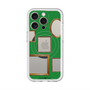 スリムプロテクションプレミアムケース with MagSafe［ Photo Frames - Green ］