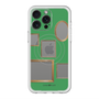 スリムプロテクションプレミアムケース with MagSafe［ Photo Frames - Green ］