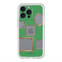 スリムプロテクションプレミアムケース with MagSafe［ Photo Frames - Green ］