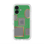 スリムプロテクションプレミアムケース with MagSafe［ Photo Frames - Green ］