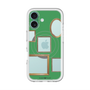 スリムプロテクションプレミアムケース with MagSafe［ Photo Frames - Green ］