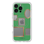 スリムプロテクションプレミアムケース with MagSafe［ Photo Frames - Green ］