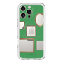 スリムプロテクションプレミアムケース with MagSafe［ Photo Frames - Green ］