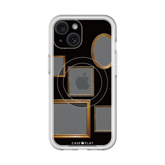 スリムプロテクションプレミアムケース with MagSafe［ Photo Frames - Black ］