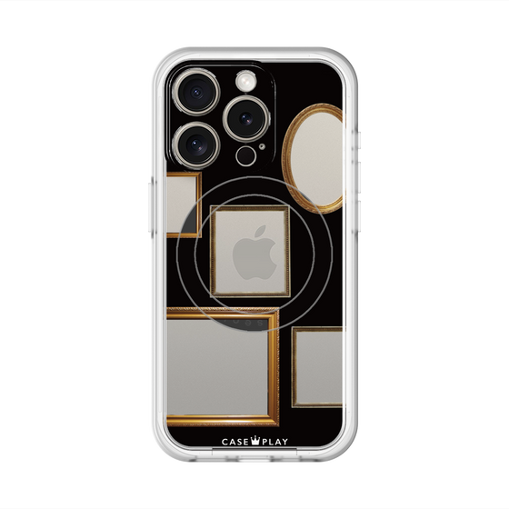 スリムプロテクションプレミアムケース with MagSafe［ Photo Frames - Black ］
