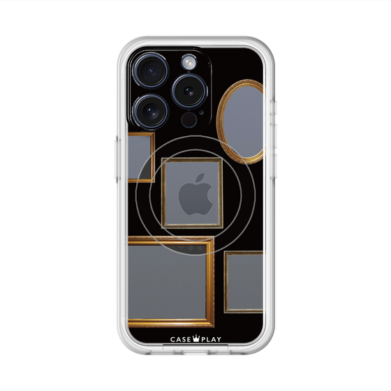 スリムプロテクションプレミアムケース with MagSafe［ Photo Frames - Black ］