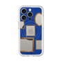 スリムプロテクションプレミアムケース with MagSafe［ Photo Frames - Blue ］